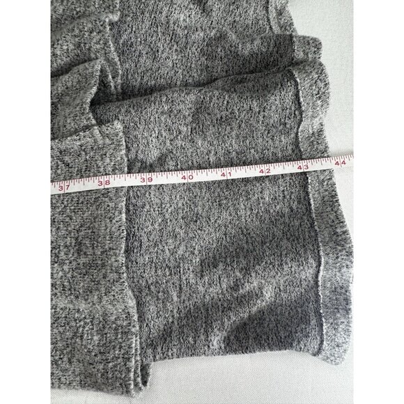 Torrid 1X 14 16 Faux Wrap Asymmetric Gray Midi Dress 3/4 Sleeve Minimalist Chic - Picture 8 of 8